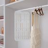 DonYeco Hanging Jewelry Organizer Rotatable Non-Woven Fabric-5