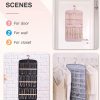 BAGSMART Hanging Jewelry Organizer Large Polyester-4