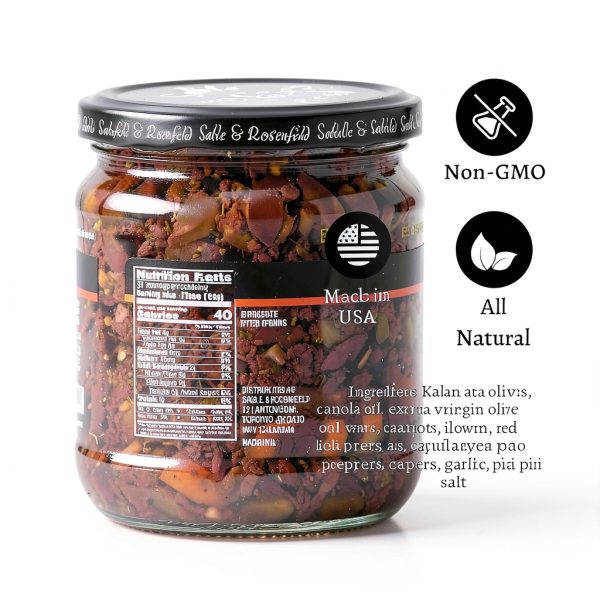 Sable and Rosenfeld Olive Spread Mediterranean Spicy-1