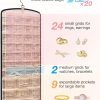 BAGSMART Hanging Jewelry Organizer Large Polyester-2
