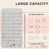 DonYeco Hanging Jewelry Organizer Rotatable Non-Woven Fabric-6