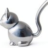 Cat Ring Holder Chrome Metal Jewelry Dish by Umbra-1
