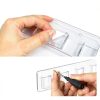 Meaocer Acrylic Glasses Holder Wall Organizer-4