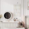 DonYeco Hanging Jewelry Organizer Rotatable Non-Woven Fabric-3