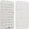 DonYeco Hanging Jewelry Organizer Rotatable Non-Woven Fabric-0