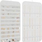 DonYeco Hanging Jewelry Organizer Rotatable Non-Woven Fabric-0