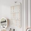 DonYeco Hanging Jewelry Organizer Rotatable Non-Woven Fabric-2