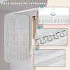 DonYeco Hanging Jewelry Organizer Rotatable Non-Woven Fabric-1