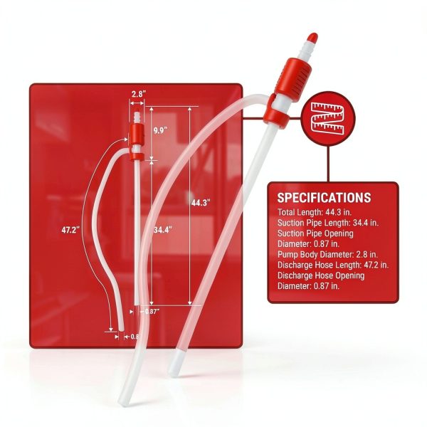 TERA PUMP TRDRUM20 BPA-Free Drum Siphon Pump 5.5 GPM for 55 Gallon-2