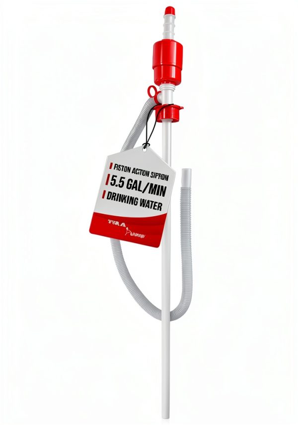 TERA PUMP TRDRUM20 BPA-Free Drum Siphon Pump 5.5 GPM for 55 Gallon-0