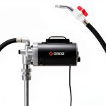 GROZ Heavy Duty Electric Oil Transfer Pump - 110V 115V 120V AC, 8 GPM Flow Rate, Self-Priming with 2-inch Bung Adaptor for 55 Gallon Drums (45555)-0