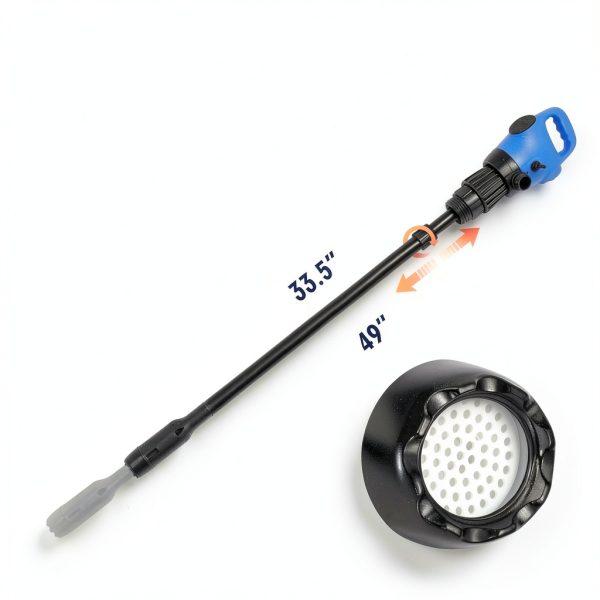 Electric Drum Pump 120V/12V DC, 55 Gallon, Built-in 2-Inch Bung-3