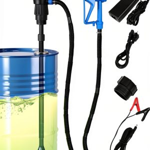 Electric Drum Pump 120V/12V DC, 55 Gallon, Built-in 2-Inch Bung-0