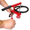 Lincoln 1335 Lever-Action Fluid Transfer Pump, Fits 16- to 55 Gallon Drums, 8.5 Fl. Oz. Per Stroke, 2" Bung, Brass Rings, 6' Removable Hose, Steel Outlet Nozzle, Check Valve, Multi-position Handle-4