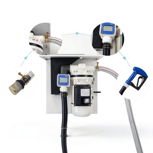 DEF Pump 110V Drum Pump by Pumpoasis – Copper Motor, 9.5 GPM Flow-2