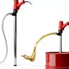 2480W Electric Fuel Transfer Barrel Pump, 110V 13000RPM, for 55 Gallon Electric Transfer Pumps with 36in Stainless Steel Tube and 6.6ft Steel Wire Hose, for Diesel,Lubricants,Slightly Viscous Liquids-0