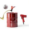2480W Electric Fuel Transfer Barrel Pump, 110V 13000RPM, for 55 Gallon Electric Transfer Pumps with 36in Stainless Steel Tube and 6.6ft Steel Wire Hose, for Diesel,Lubricants,Slightly Viscous Liquids-4