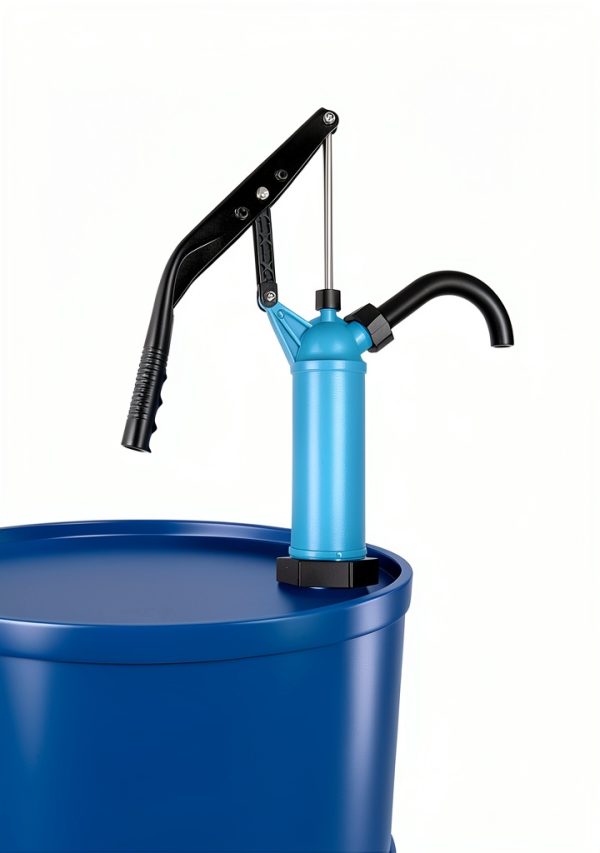 Hand Pump QWORK 2-Pack Siphon Drum Pump for 5-55 Gallon, Zinc, Nozzles-6