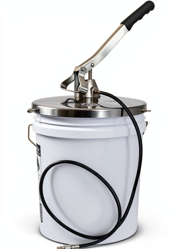 AFF Steel High Pressure Grease Pump with 12 Drum Cover Model INT8039-3