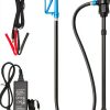 Electric Drum Barrel Pump Fuceter 12V 55 Gallon Telescoping Tube-0