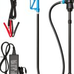 Electric Drum Barrel Pump Fuceter 12V 55 Gallon Telescoping Tube-0